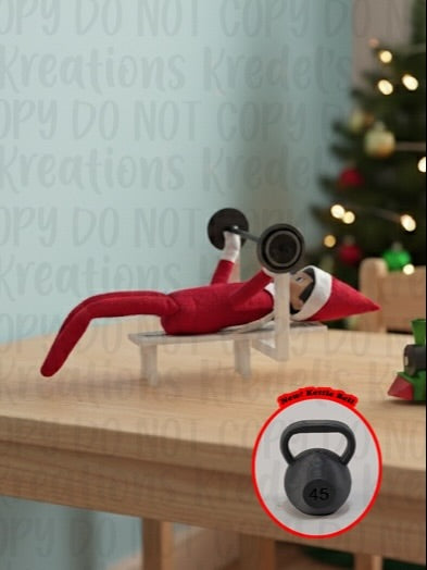 Elf On the Shelf Workout Bench