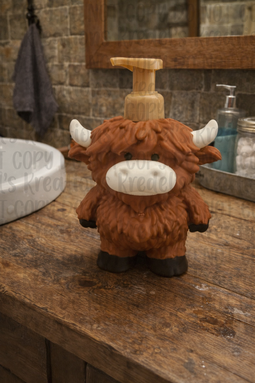 Cow Soap Holder fits BBW foaming soap
