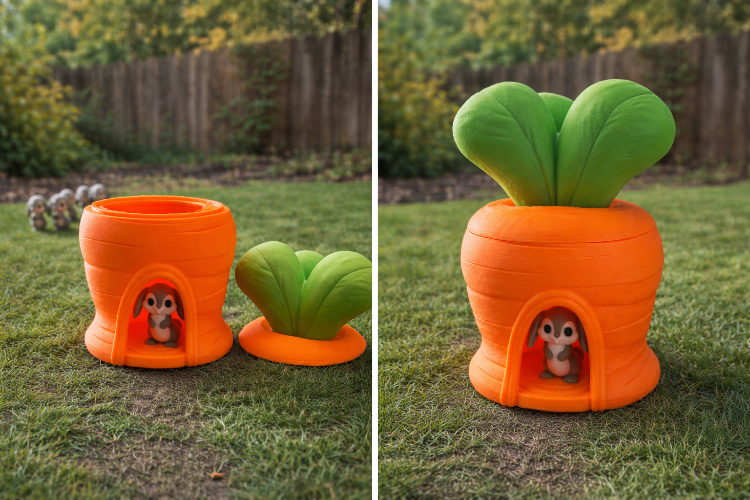 Carrot House & Rabbit