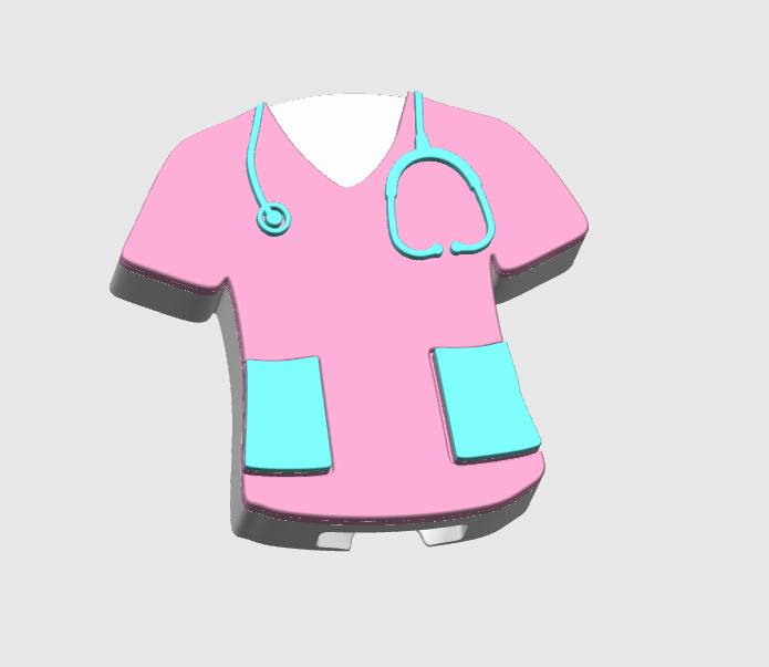 Medical Field Desk Accessories - Scrub Top