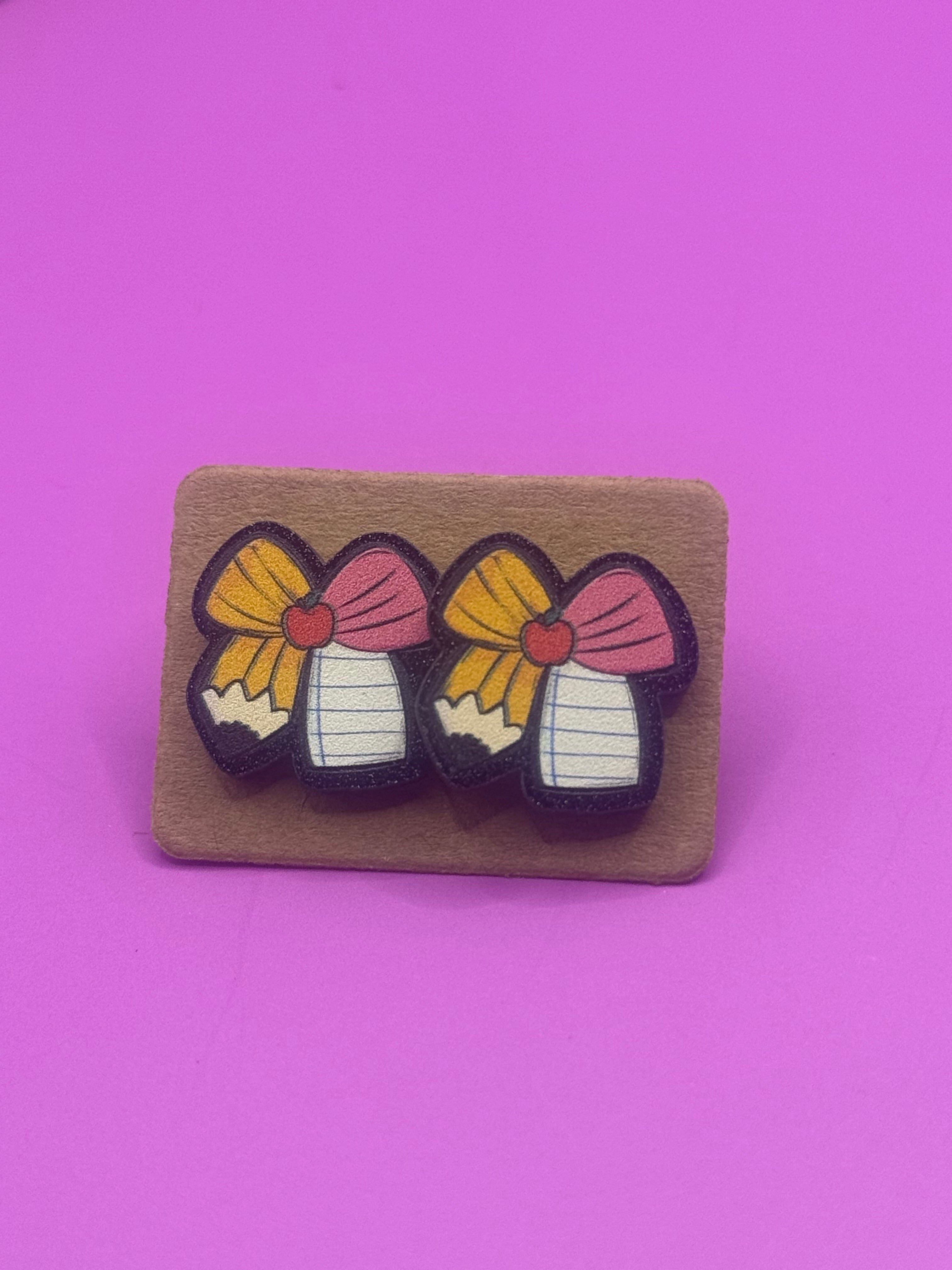 Back to School Earrings