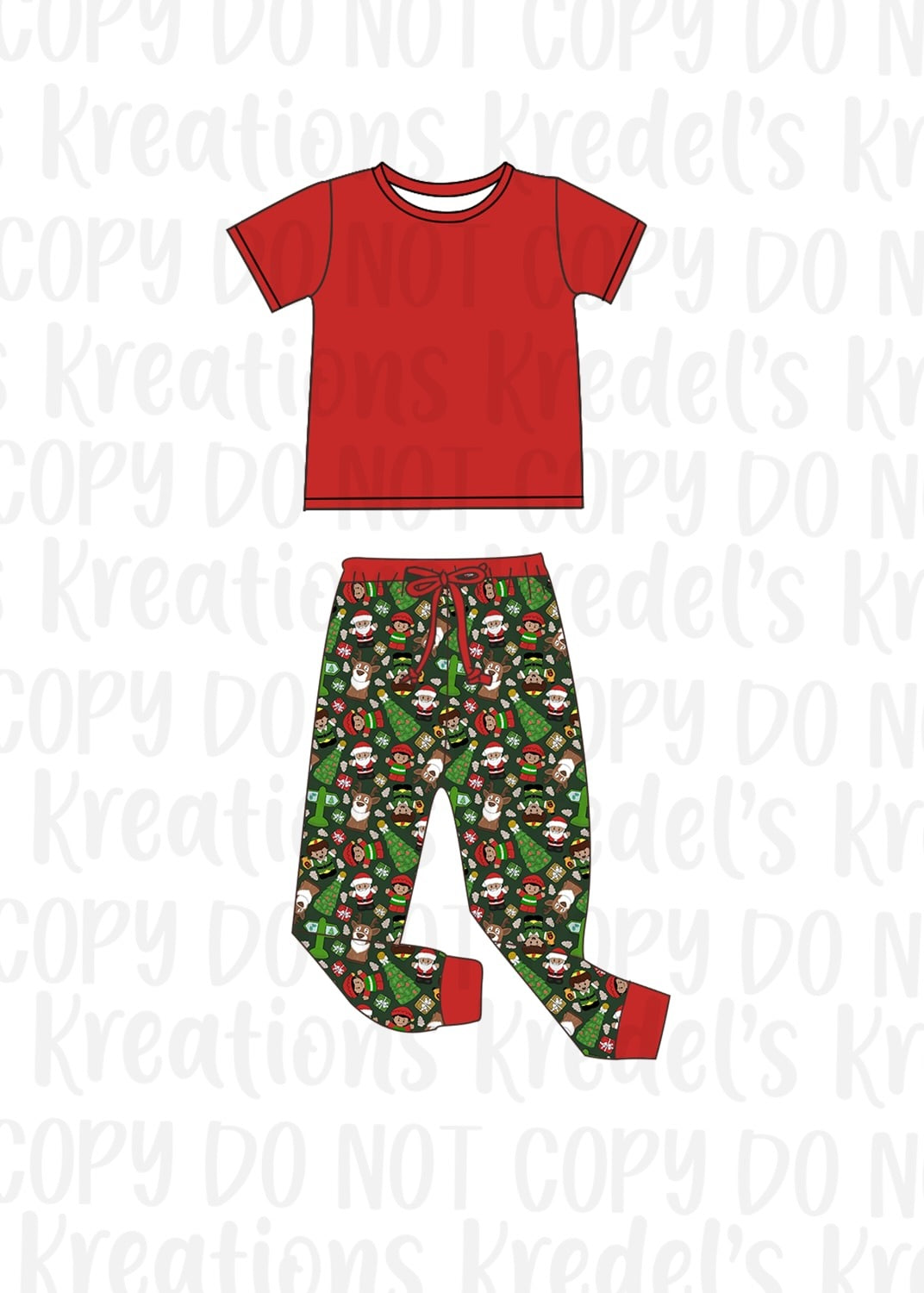Bamboo Christmas PJ Preorder - Youth Sets