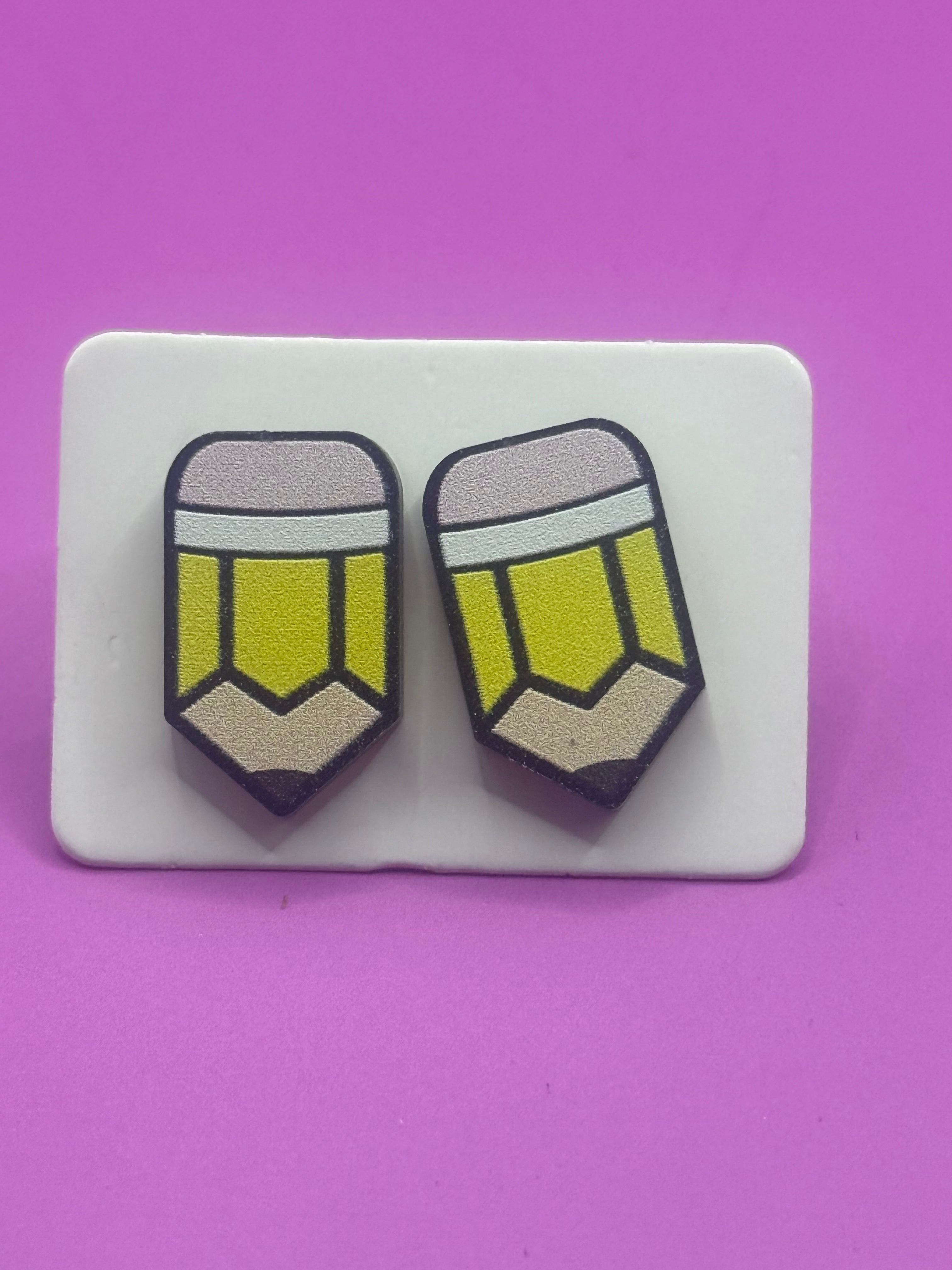 Back to School Earrings