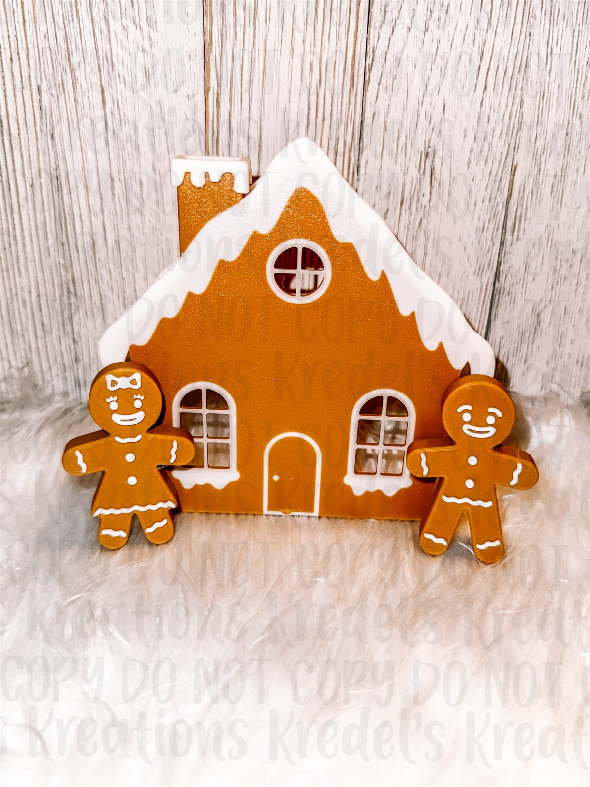 Gingerbread House & People