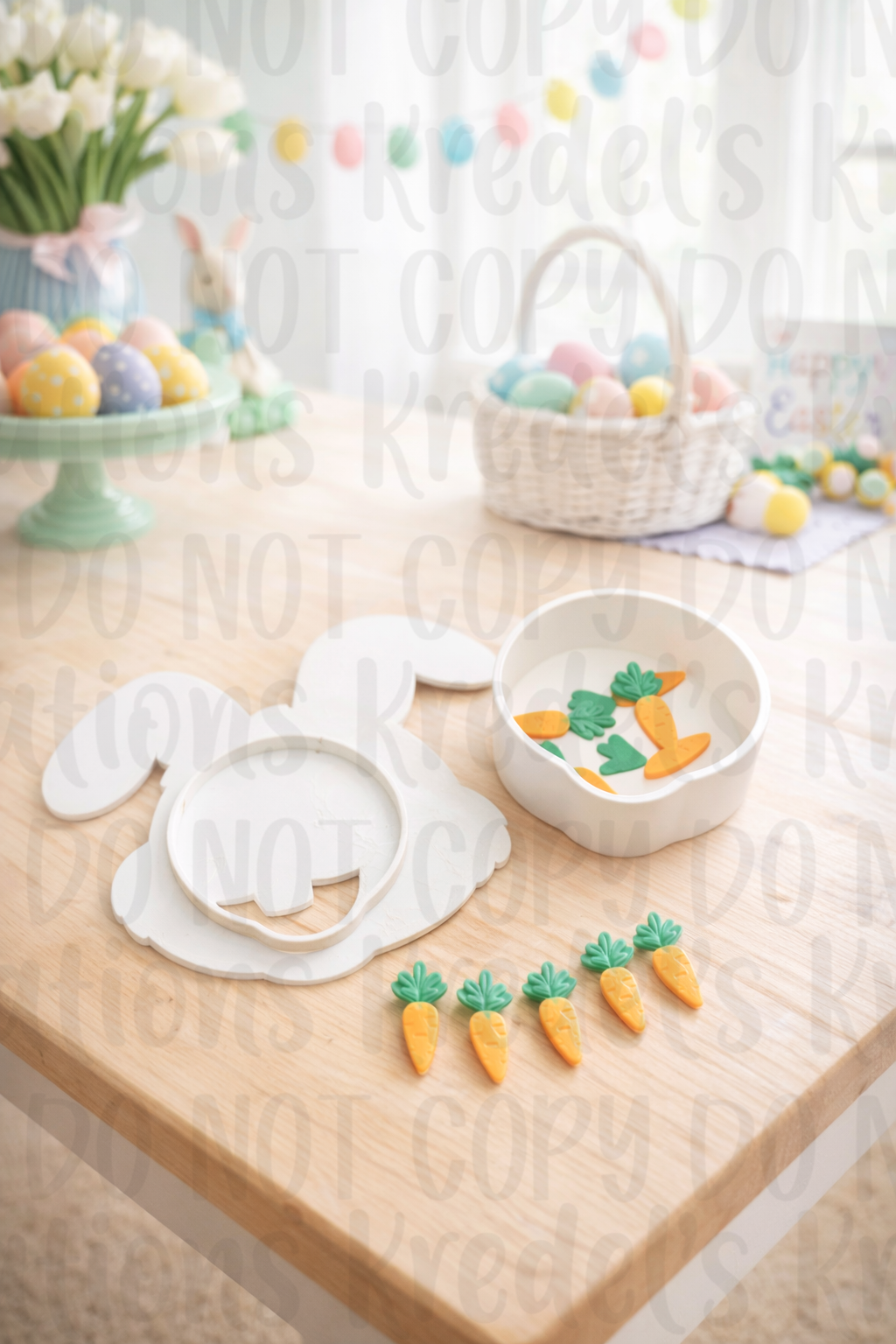 Rabbit Feeder & Carrots