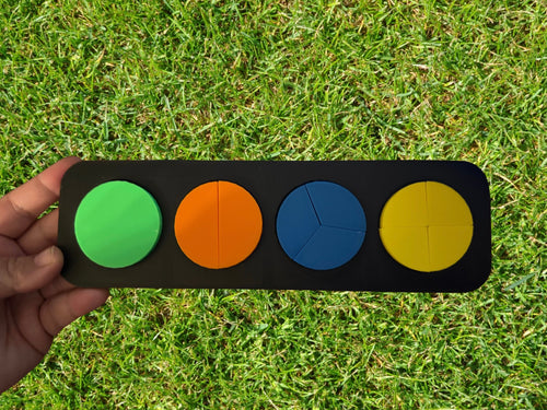 3D printed Fraction Rounds