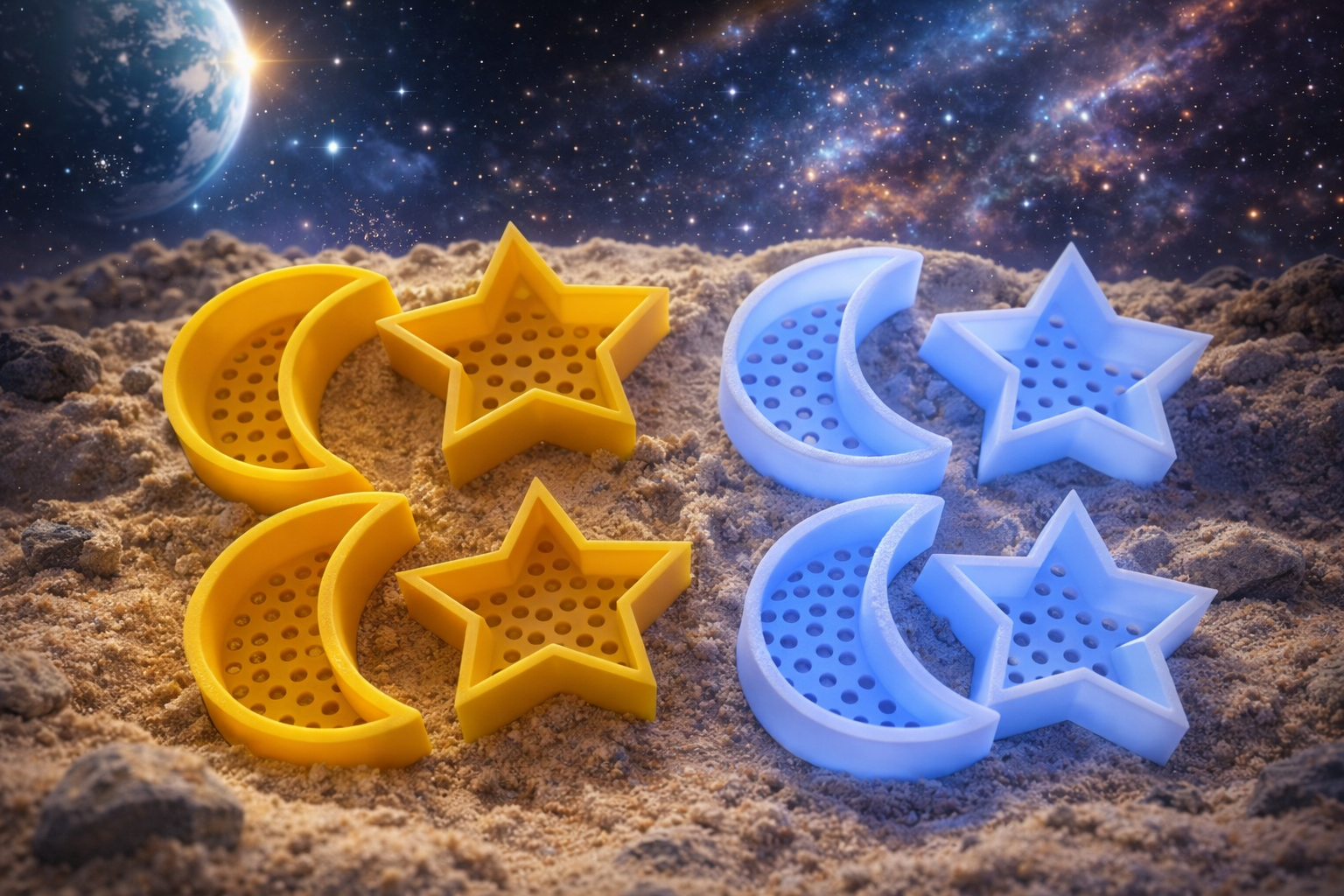 Moon&Star Sifter Set of 4