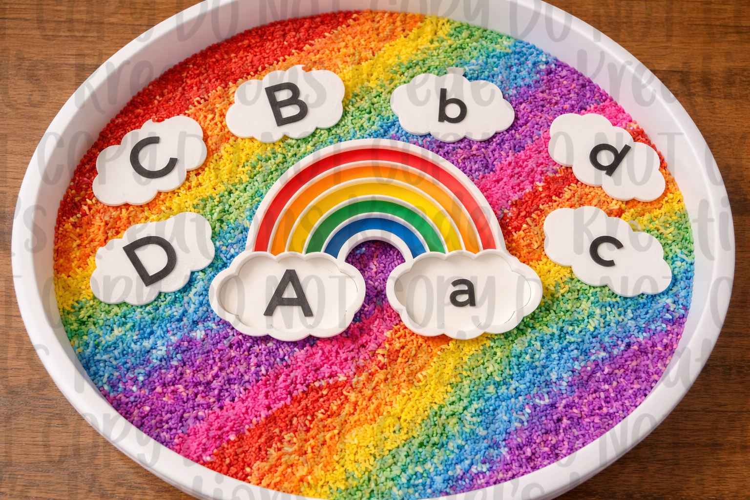 Rainbow Matching Tray