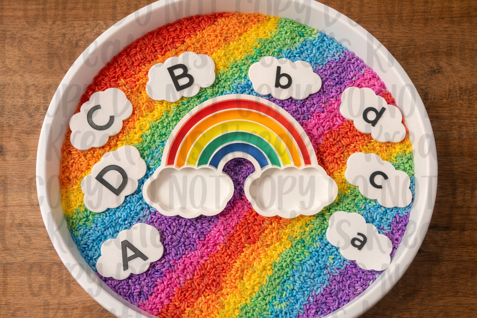 Rainbow Matching Tray
