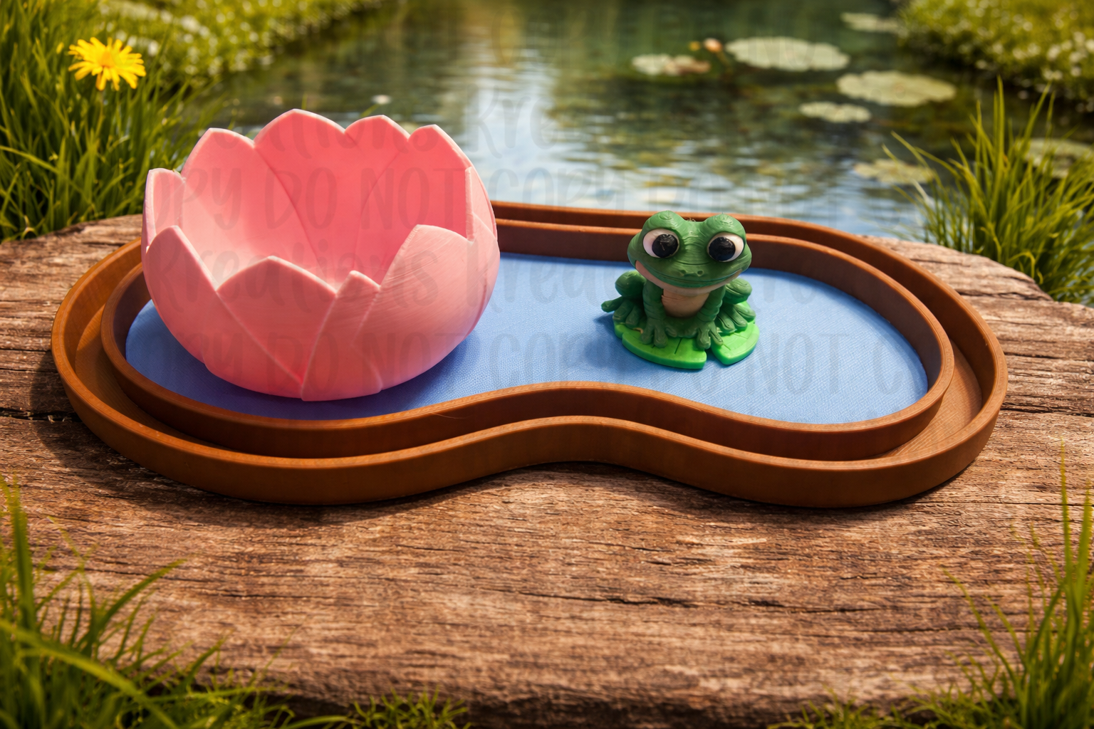 Pond/Frog Theme Sensory Play