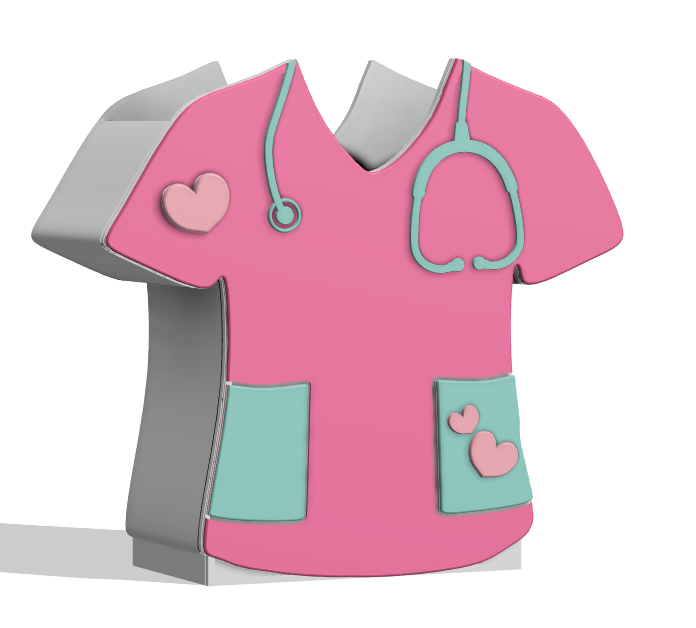 Medical Field Desk Accessories - Scrub Top