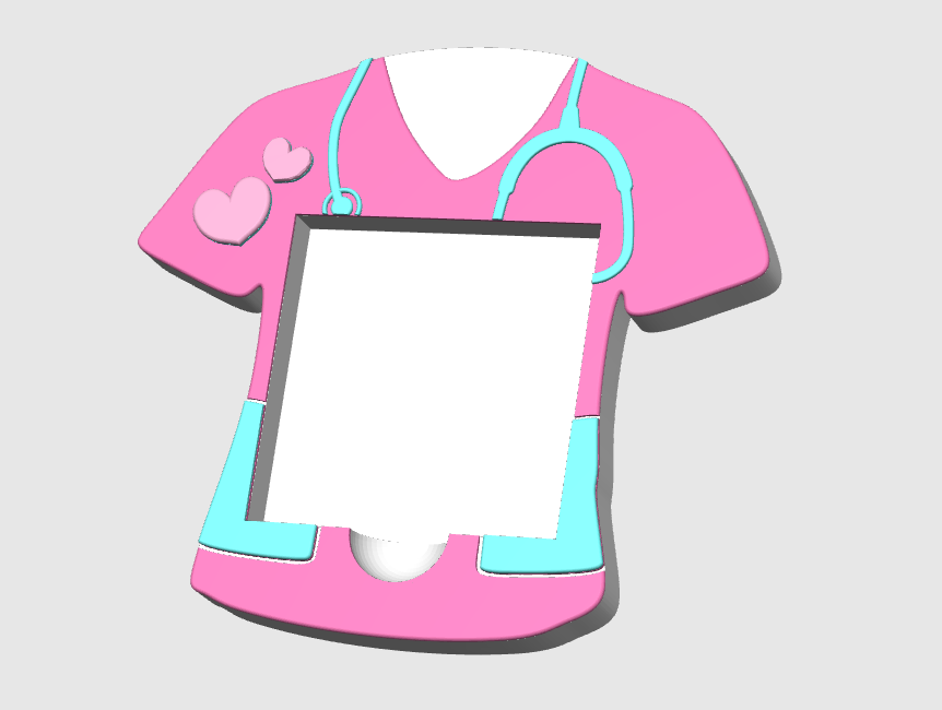 Medical Field Desk Accessories - Scrub Top